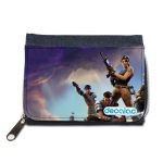 محفظة جينز بتصميم قتال الزومبي فورت نايت