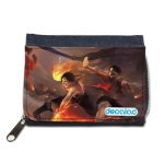 محفظة جينز بتصميم قتال اللحيه البيضاء ون بيس محفظة جينز بتصميم قتال اللحيه البيضاء ون بيس