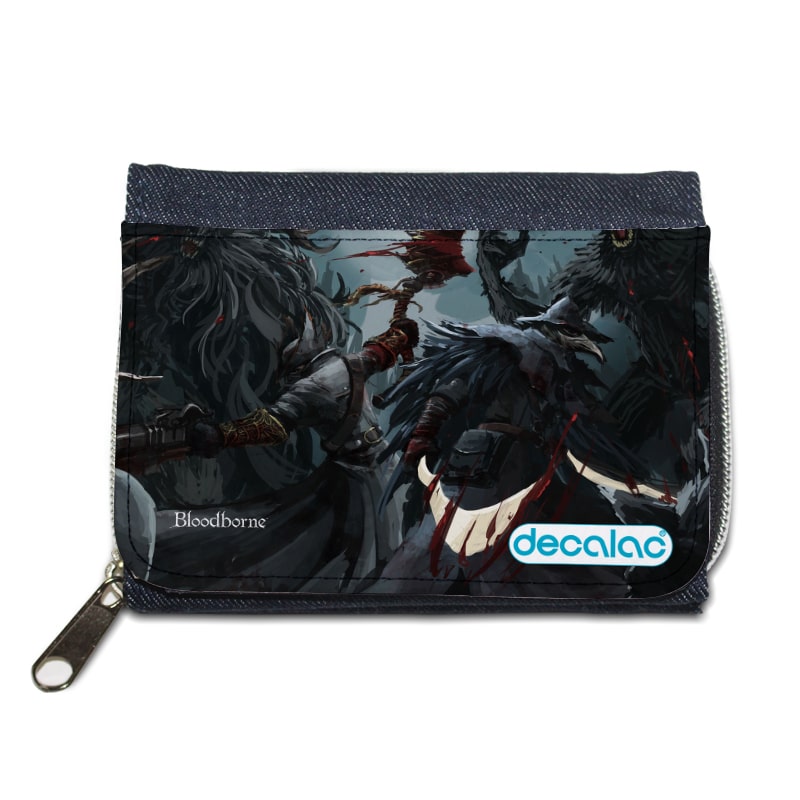 محفظة جينز بتصميم قتال الوحوش بلود بورن محفظة جينز بتصميم قتال الوحوش بلود بورن