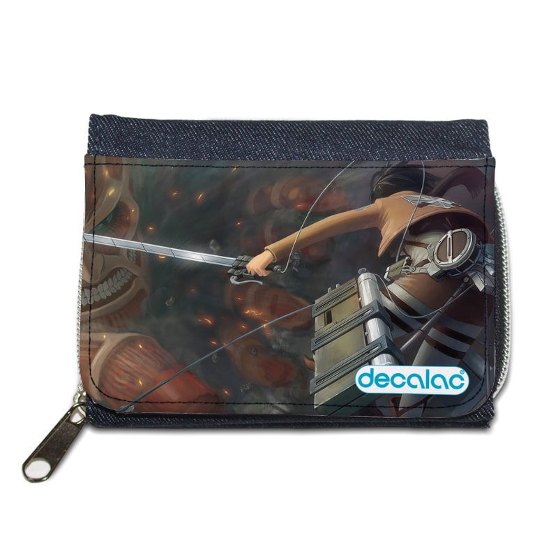 محفظة جينز بتصميم قتال مع العملاق الضخم هجوم العمالقة محفظة جينز بتصميم قتال مع العملاق الضخم هجوم العمالقة