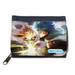 محفظة جينز بتصميم قتال ميدوريا ضد باكوغو محفظة جينز بتصميم قتال ميدوريا ضد باكوغو