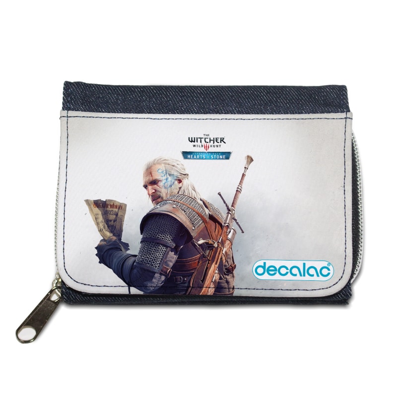 محفظة جينز بتصميم قضاء على الوحوش ذا ويتشر محفظة جينز بتصميم قضاء على الوحوش ذا ويتشر