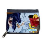 محفظة جينز بتصميم لوفي ضد سيزار ون بيس محفظة جينز بتصميم لوفي ضد سيزار ون بيس