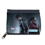 محفظة جينز بتصميم ليون وكلير رزدنت إيفل 2