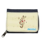 محفظة جينز بتصميم نغمة موسيقية جميلة