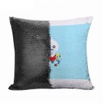 مخدة سحرية مع الحشوة لون اسود بتصميم آرمي بتس شخصيات BT21