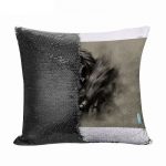 مخدة سحرية مع الحشوة لون اسود بتصميم أبيكس ليجندز قلب أسود