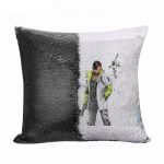 مخدة سحرية مع الحشوة لون اسود بتصميم أبيكس ليجندز كريبتو