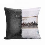 مخدة سحرية مع الحشوة لون اسود بتصميم أساسنز كريد جميع الشخصيات