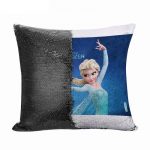 مخدة سحرية مع الحشوة لون اسود بتصميم إلسا ملكة آريندل فروزن