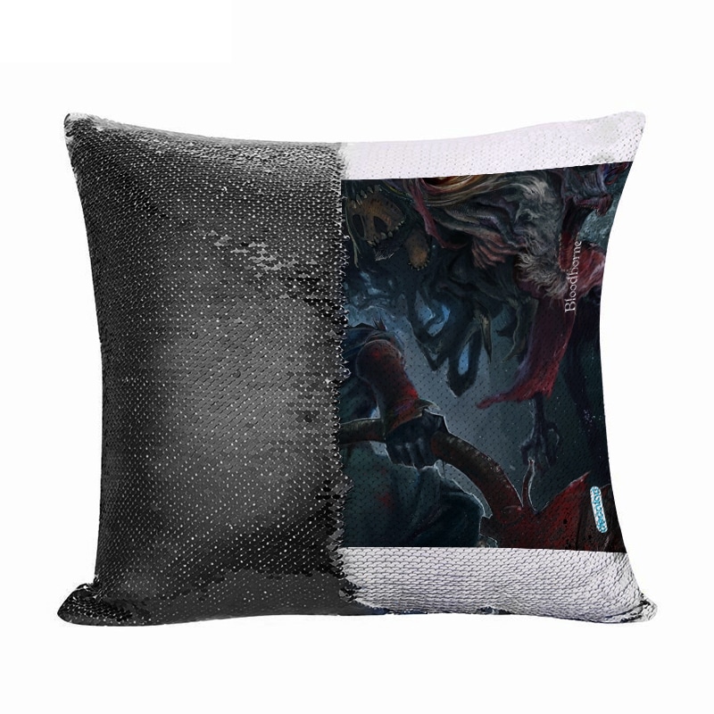 مخدة سحرية مع الحشوة لون اسود بتصميم الأرواح الشريرة بلود بورن مخدة سحرية مع الحشوة لون اسود بتصميم الأرواح الشريرة بلود بورن