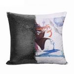 مخدة سحرية مع الحشوة لون اسود بتصميم الجميلة نيزوكو قاتل الشياطين