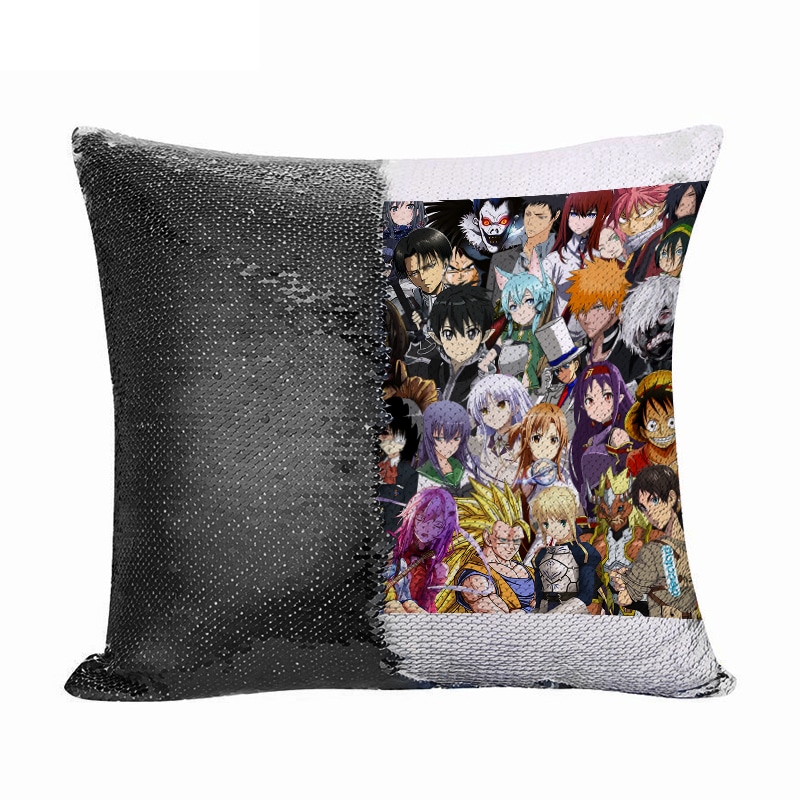 مخدة سحرية مع الحشوة لون اسود بتصميم الشخصيات المخيفه كل الانميات مخدة سحرية مع الحشوة لون اسود بتصميم الشخصيات المخيفه كل الانميات