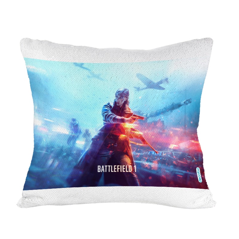 مخدة-سحرية-مع-الحشوة-لون-اسود-بتصميم-الفتاة-المحاربة-باتلفيلد-1-1