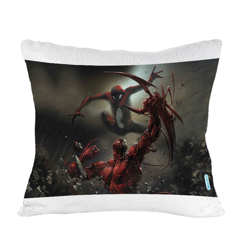 مخدة-سحرية-مع-الحشوة-لون-اسود-بتصميم-القتال-ضد-سبايدر-مان-1