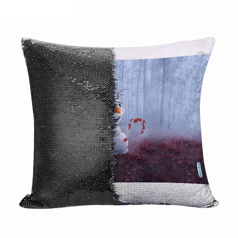 مخدة سحرية مع الحشوة لون اسود بتصميم اللطيف أولاف مخدة سحرية مع الحشوة لون اسود بتصميم اللطيف أولاف