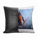 مخدة سحرية مع الحشوة لون اسود بتصميم اللعبه القتاليه باتلفيلد 1