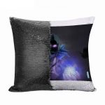 مخدة سحرية مع الحشوة لون اسود بتصميم المخيف رافين فورتنايت