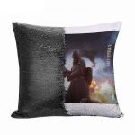 مخدة سحرية مع الحشوة لون اسود بتصميم باتلفيلد 1 MG08