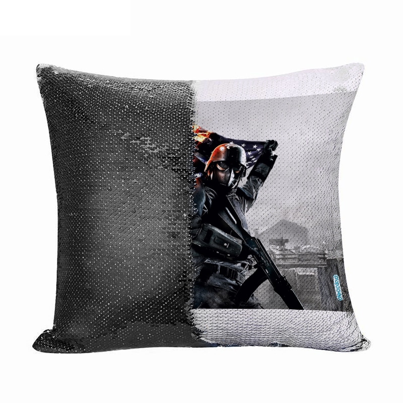 مخدة سحرية مع الحشوة لون اسود بتصميم باتلفيلد 1 الولايات المتحدة مخدة سحرية مع الحشوة لون اسود بتصميم باتلفيلد 1 الولايات المتحدة