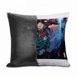 مخدة سحرية مع الحشوة لون اسود بتصميم تانجيرو ونيزوكو