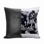 مخدة سحرية مع الحشوة لون اسود بتصميم ديث نوت ذكريات ريوك
