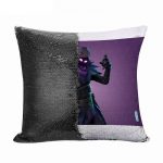 مخدة سحرية مع الحشوة لون اسود بتصميم  رافين فورتنايت