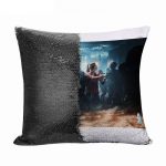 مخدة سحرية مع الحشوة لون اسود بتصميم رزدنت إيفل 2 ريميك