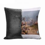 مخدة سحرية مع الحشوة لون اسود بتصميم رماية أسهم إلوي هورايزن زيرو داون
