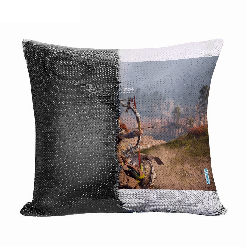 مخدة سحرية مع الحشوة لون اسود بتصميم رماية أسهم إلوي هورايزن زيرو داون مخدة سحرية مع الحشوة لون اسود بتصميم رماية أسهم إلوي هورايزن زيرو داون