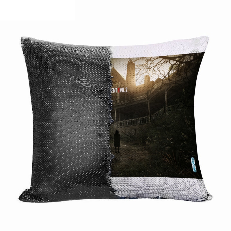 مخدة سحرية مع الحشوة لون اسود بتصميم ريزدنت إيفل 2 مخدة سحرية مع الحشوة لون اسود بتصميم ريزدنت إيفل 2
