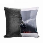 مخدة سحرية مع الحشوة لون اسود بتصميم سيف جيرالت ذا ويتشر 3 وايلد هانت