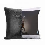 مخدة سحرية مع الحشوة لون اسود بتصميم عفريت ذا ويتشر 3 وايلد هانت