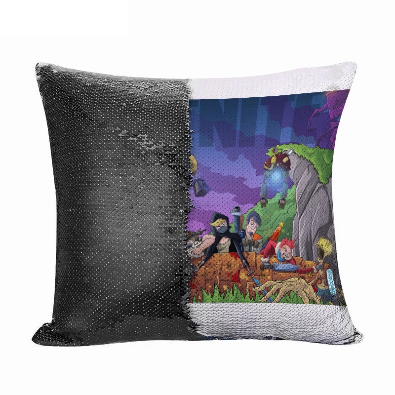 مخدة سحرية مع الحشوة لون اسود بتصميم فورت نايت رسم مخدة سحرية مع الحشوة لون اسود بتصميم فورت نايت رسم