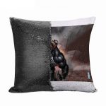مخدة سحرية مع الحشوة لون اسود بتصميم فيمون سبايدر مان