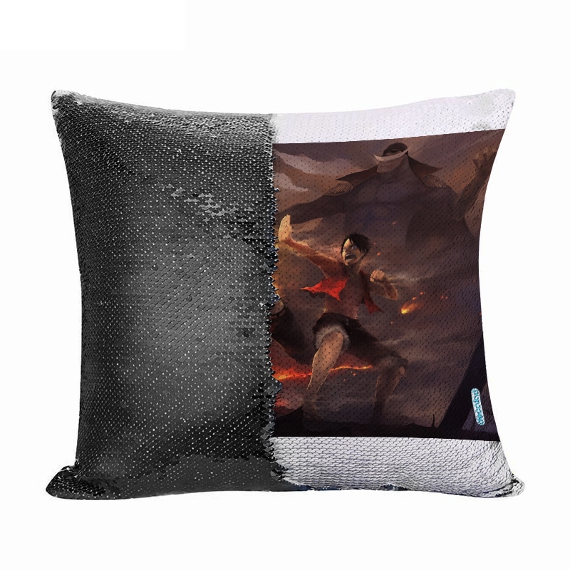 مخدة سحرية مع الحشوة لون اسود بتصميم قتال اللحيه البيضاء ون بيس مخدة سحرية مع الحشوة لون اسود بتصميم قتال اللحيه البيضاء ون بيس