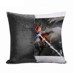 مخدة سحرية مع الحشوة لون اسود بتصميم قوة سبيدر مان