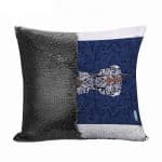 مخدة سحرية مع الحشوة لون اسود بتصميم كمان مزخرف