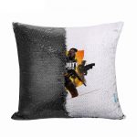 مخدة سحرية مع الحشوة لون اسود بتصميم كول أوف ديوتي بلاك أوبس