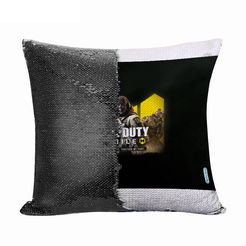مخدة سحرية مع الحشوة لون اسود بتصميم كول أوف ديوتي مخدة سحرية مع الحشوة لون اسود بتصميم كول أوف ديوتي