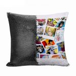 مخدة سحرية مع الحشوة لون اسود بتصميم لحظات مهمه ون بيس