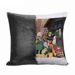 مخدة سحرية مع الحشوة لون اسود بتصميم ميدوريا وباكوغو واوول مايت