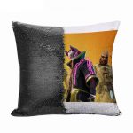 مخدة سحرية مع الحشوة لون اسود بتصميم ناروتو انبو فورت نايت