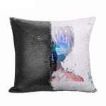 مخدة سحرية مع الحشوة لون اسود بتصميم وحش بداخلي طوكيو الغول