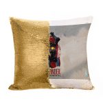 مخدة سحرية مع الحشوة لون ذهبي بتصميم أبيكس ليجندز باثفايندر سعيد
