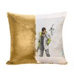 مخدة سحرية مع الحشوة لون ذهبي بتصميم أبيكس ليجندز كريبتو