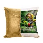 مخدة سحرية مع الحشوة لون ذهبي بتصميم أبيكس ليجندزالقنبله السام