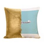 مخدة سحرية مع الحشوة لون ذهبي بتصميم أنت تبدو رائعة