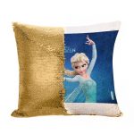 مخدة سحرية مع الحشوة لون ذهبي بتصميم إلسا ملكة آريندل فروزن