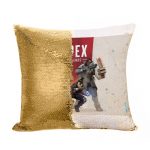 مخدة سحرية مع الحشوة لون ذهبي بتصميم  ابيكس ليجندز القتال معا